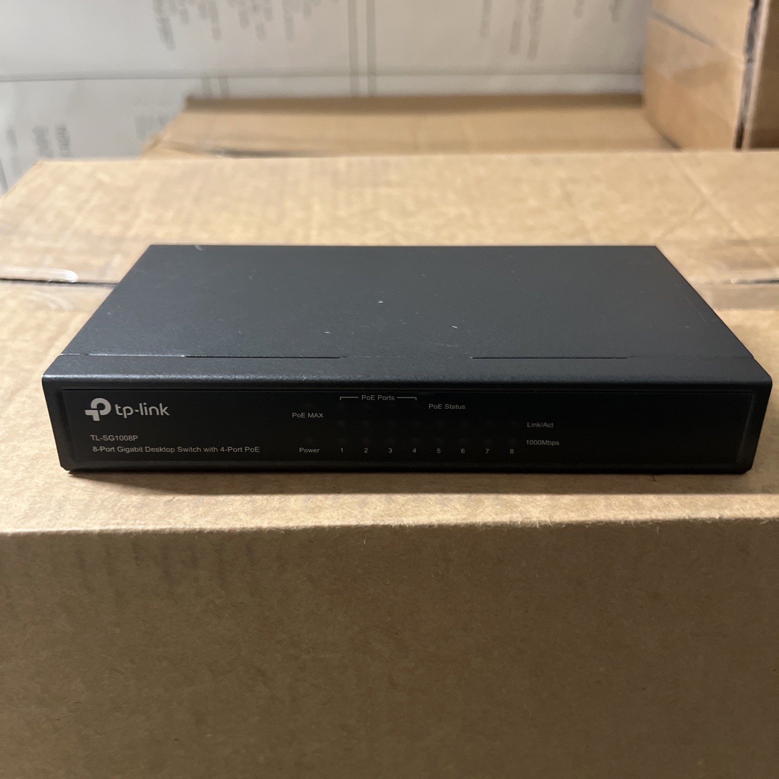 TP-LINK TL-SG1008P 8 Port Gigabit With 4 Port PoE 48V Switch (No Power Supply)