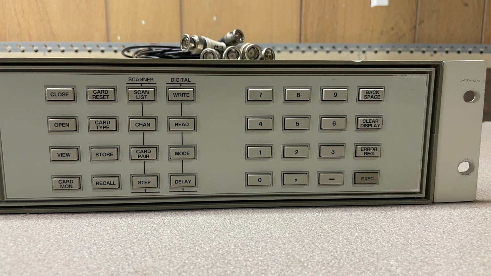 HP 3488A Switch Control Unit w/ 44478Bx5, with HP-IB Connector