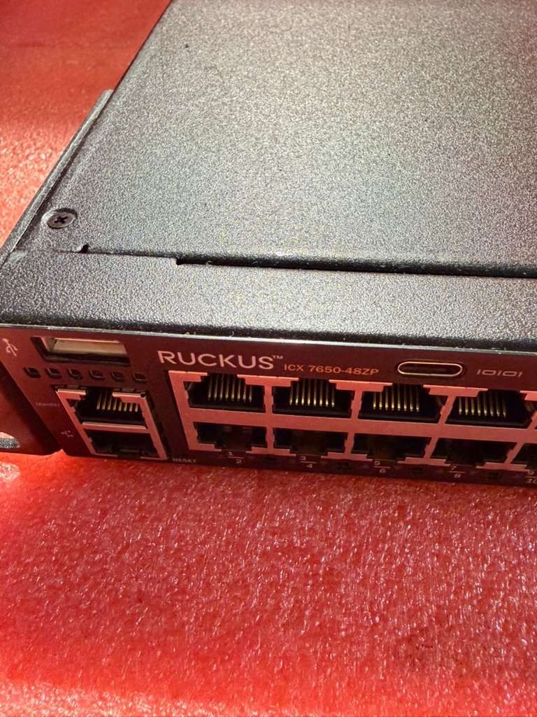 RUCKUS ICX 7650-48ZP 48 Ports MultiGigabit PoE Switch