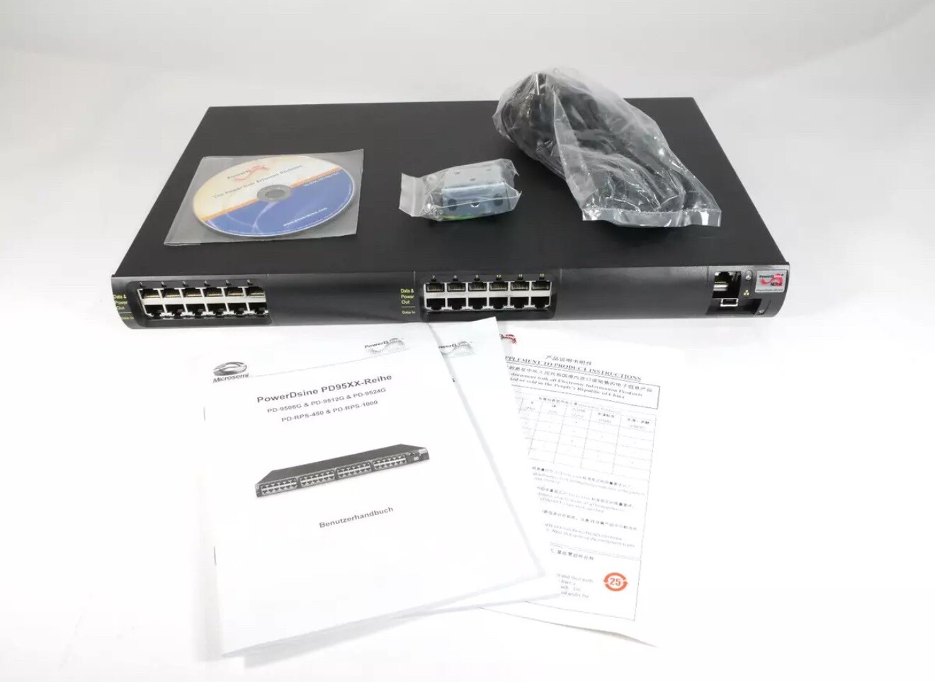 PowerDsine 9512G 12 Port POE Injector Brand New In box never Used!