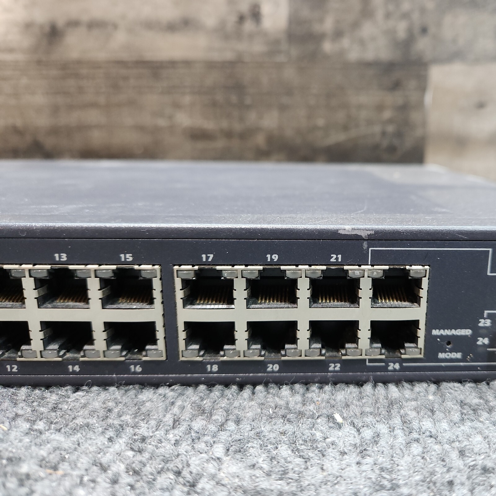 Dell PowerConnect 2724 Managed Switch 24-Port Network Hook up