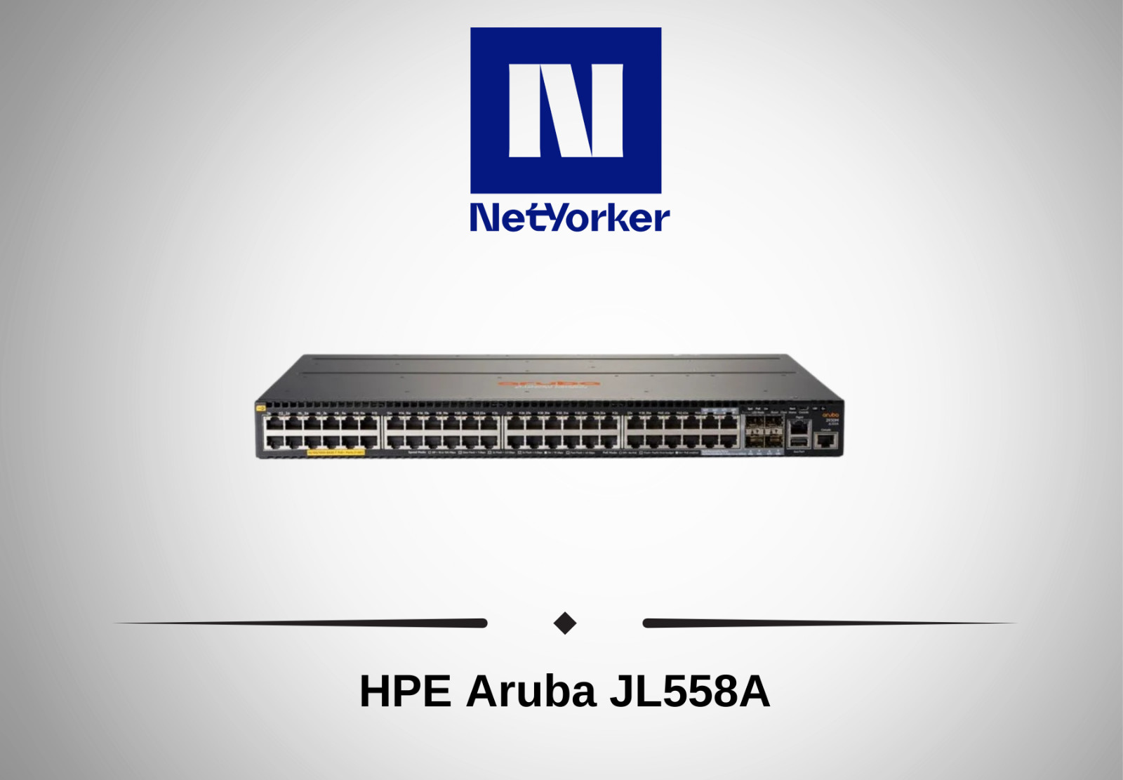 JL558A HPE Aruba 2930F 48 Port 48G POE+4SFP+740W Switch