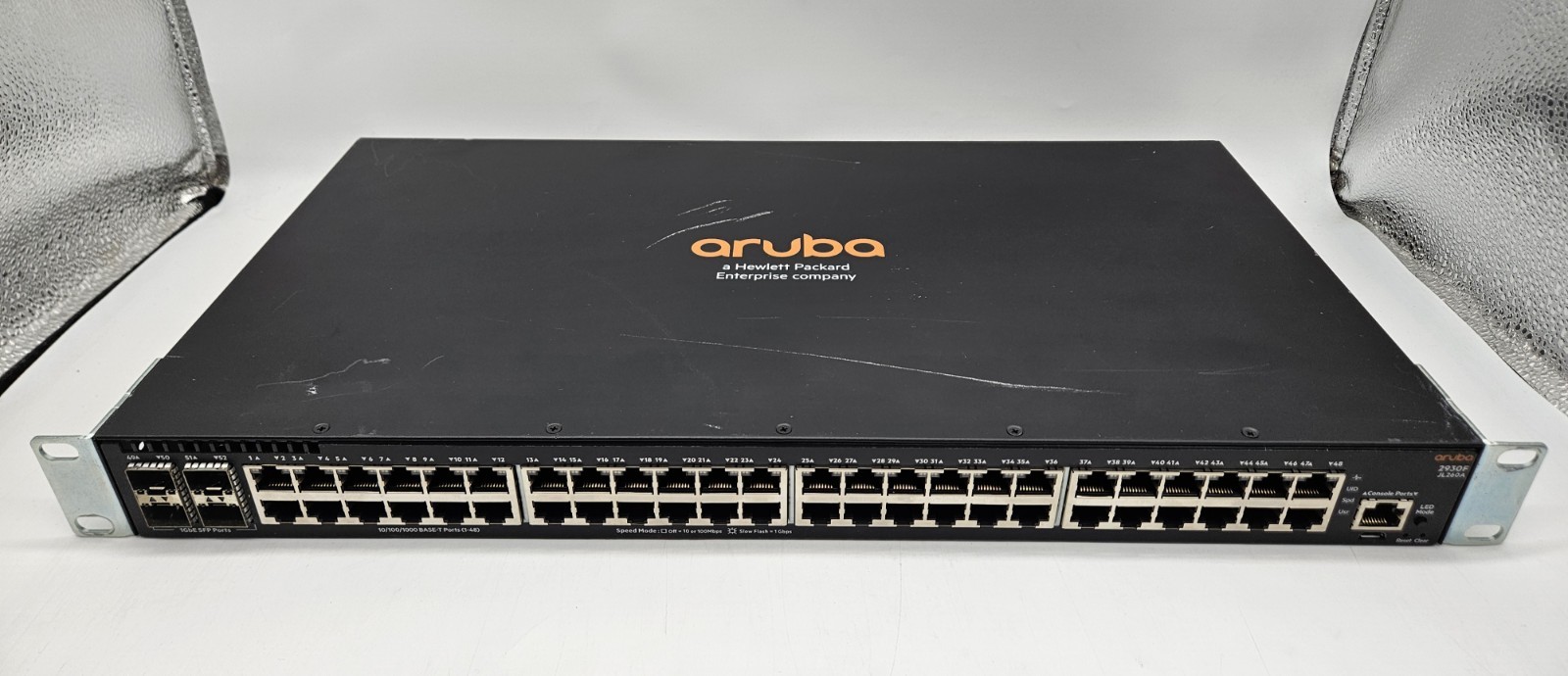 Aruba 2930F 48-Port Gigabit Ethernet & 4-Port 1Gb SFP Network Switch JL260A