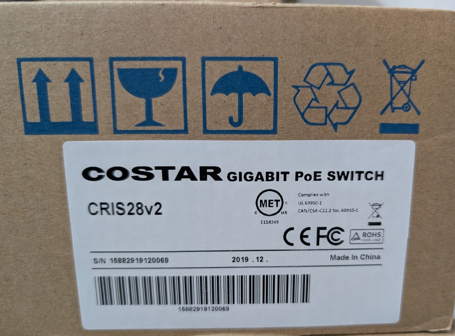Costar Gigabit PoE Switch CRIS28v2 24 Port PoE Switch