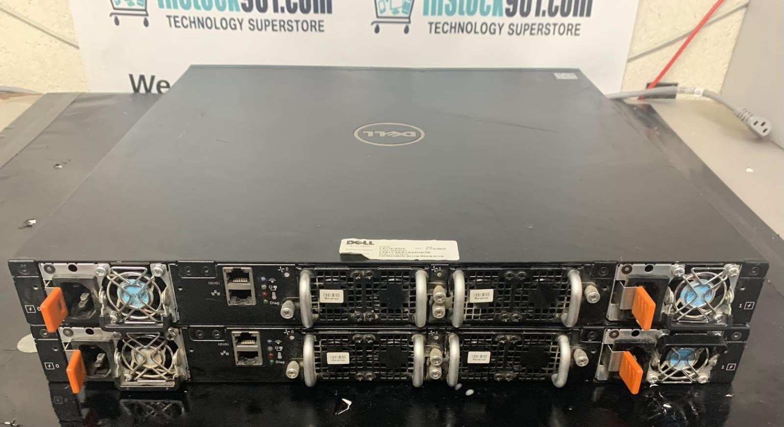 Lot 2 Dell Networking S4820T Force10 48-Port 10GbE 4Port QSFP Switch READ DESCRI