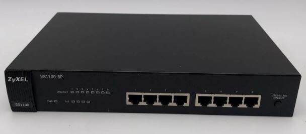 ZyXEL (ES1100-8P) 8-Ports External Ethernet Switch – USED