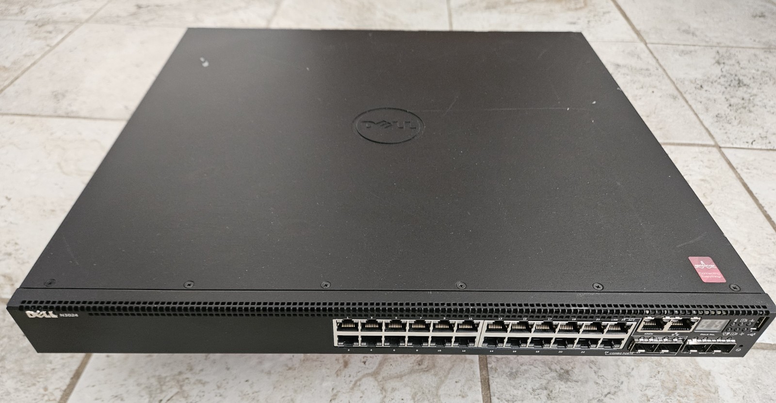 Dell PowerSwitch N3024P 24-Port Gigabit PoE+ L3 Network Switch, Barebone READ