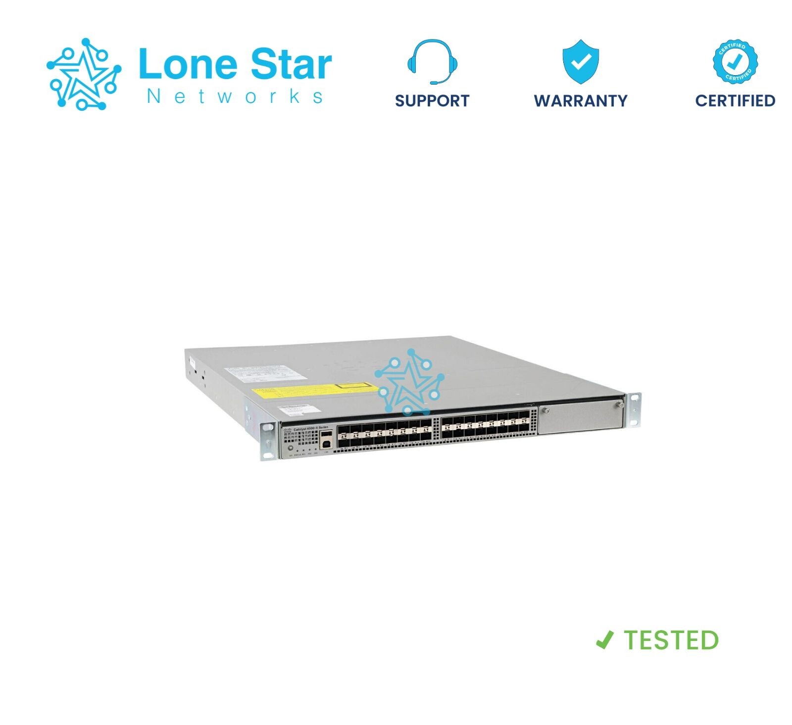 Cisco WS-C4500X-F-32SFP+ Series IP Network Switch 32-Port Dual AC -Lifetime WRNT