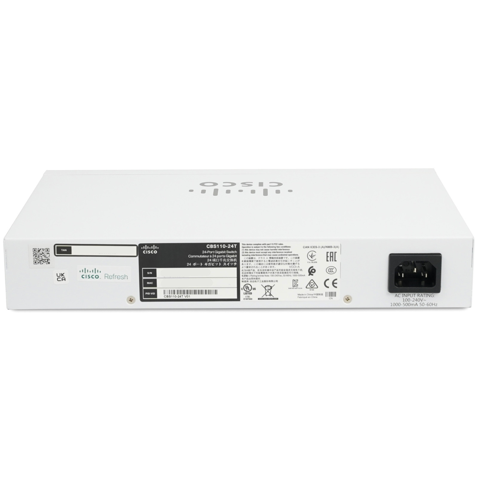 Cisco Business CBS110-24T (NA) 24-Port Gigabit Unmanaged SMB Switch SFP Refresh