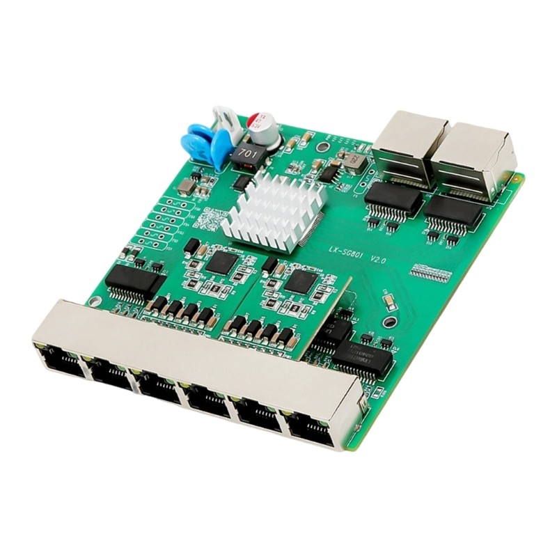 Space Saving 8 Port Gigabit Ethernet Switches With Led Indicators For Device