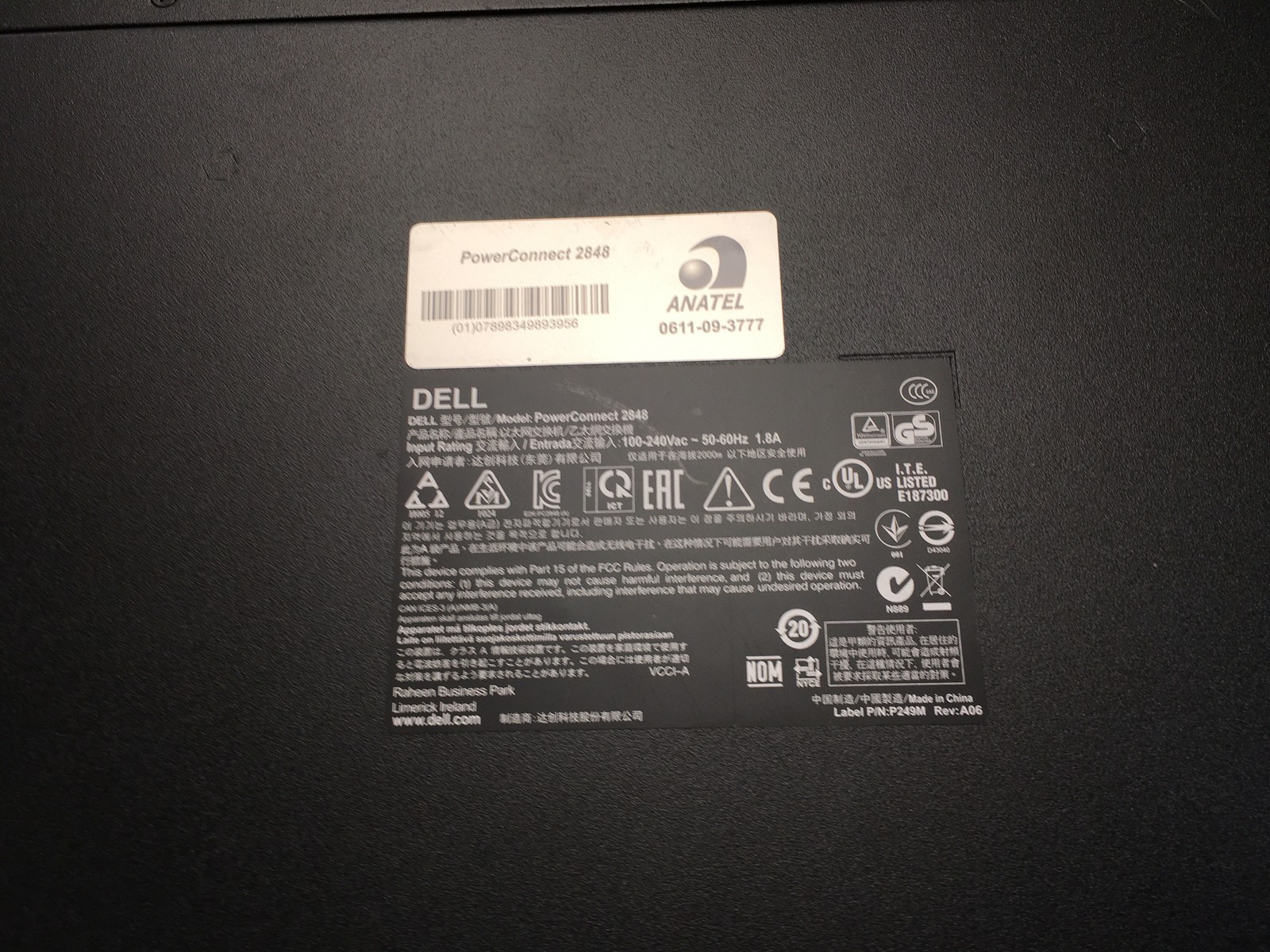 Dell PowerConnect 2848 48-Port Managed Ethernet Switch w/4x Link Ports