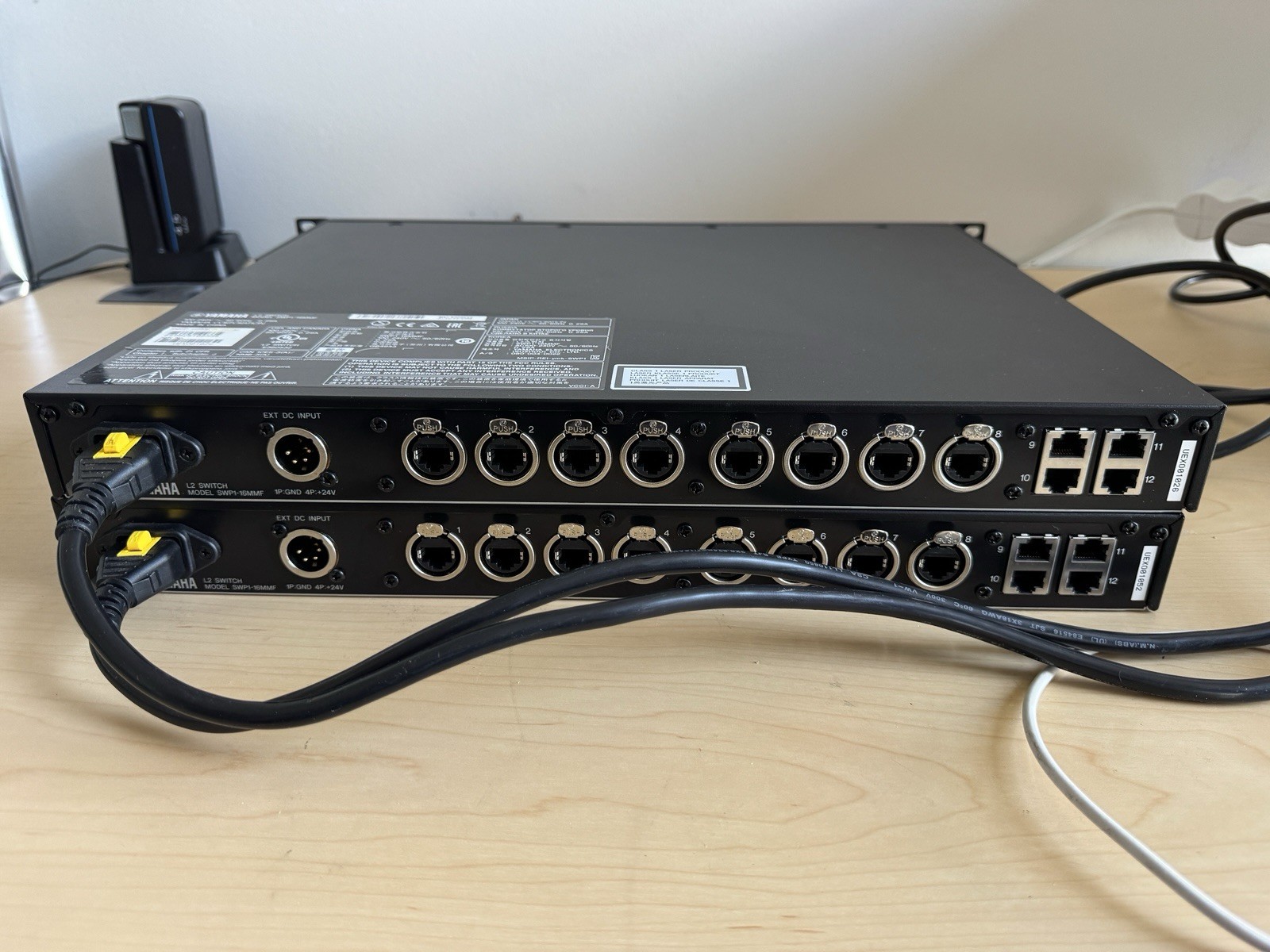 Yamaha SWP1-16MMF Managed L2 Gigabit Rackmount Switch | LOT OF 2