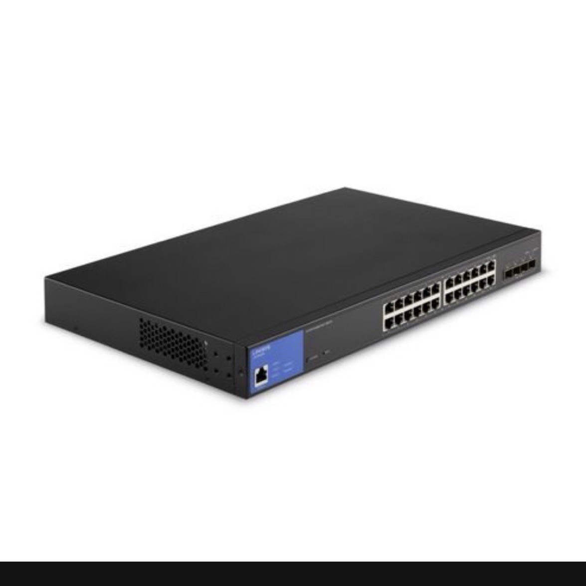 Linksys LGS328MPC 24-Port Gigabit Ethernet PoE+ Rack Mountable Switch