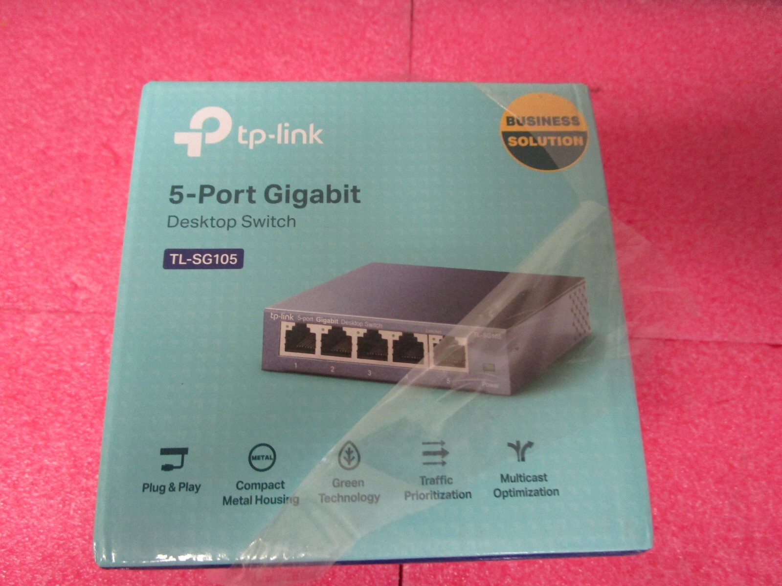 TP-Link TL-SG105E 5-Port Gigabit Easy Smart Switch (UN) – New