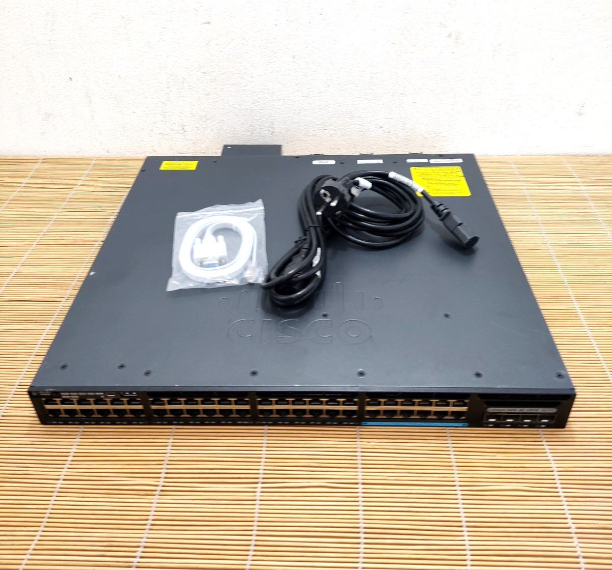 Cisco WS-C3650-12X48UQ-S 4x10G Uplink ports IP Base 48 Ethernet ports 2x PSU