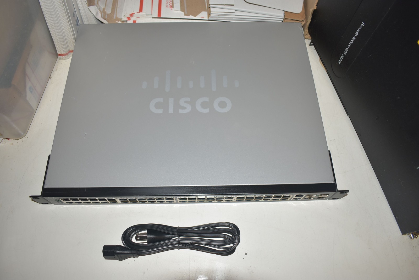 Cisco SG500-52P-K9 52 Port Gigabit Ethernet POE+ 2xGE/5GE SFP L3 SWITCH 740W