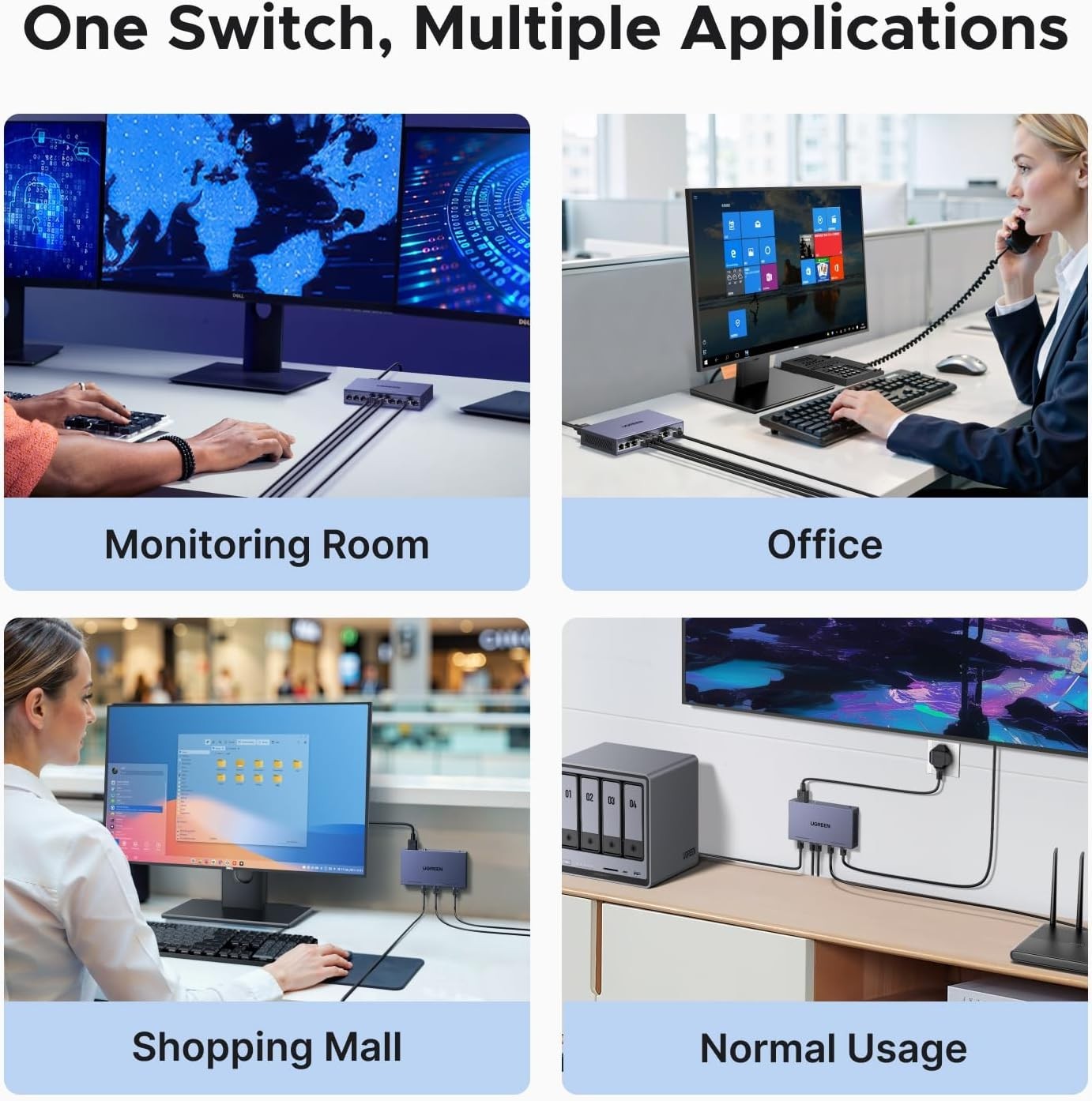 10-Port PoE Ethernet Switch with 8 Ports @60W for Superior Network Performance