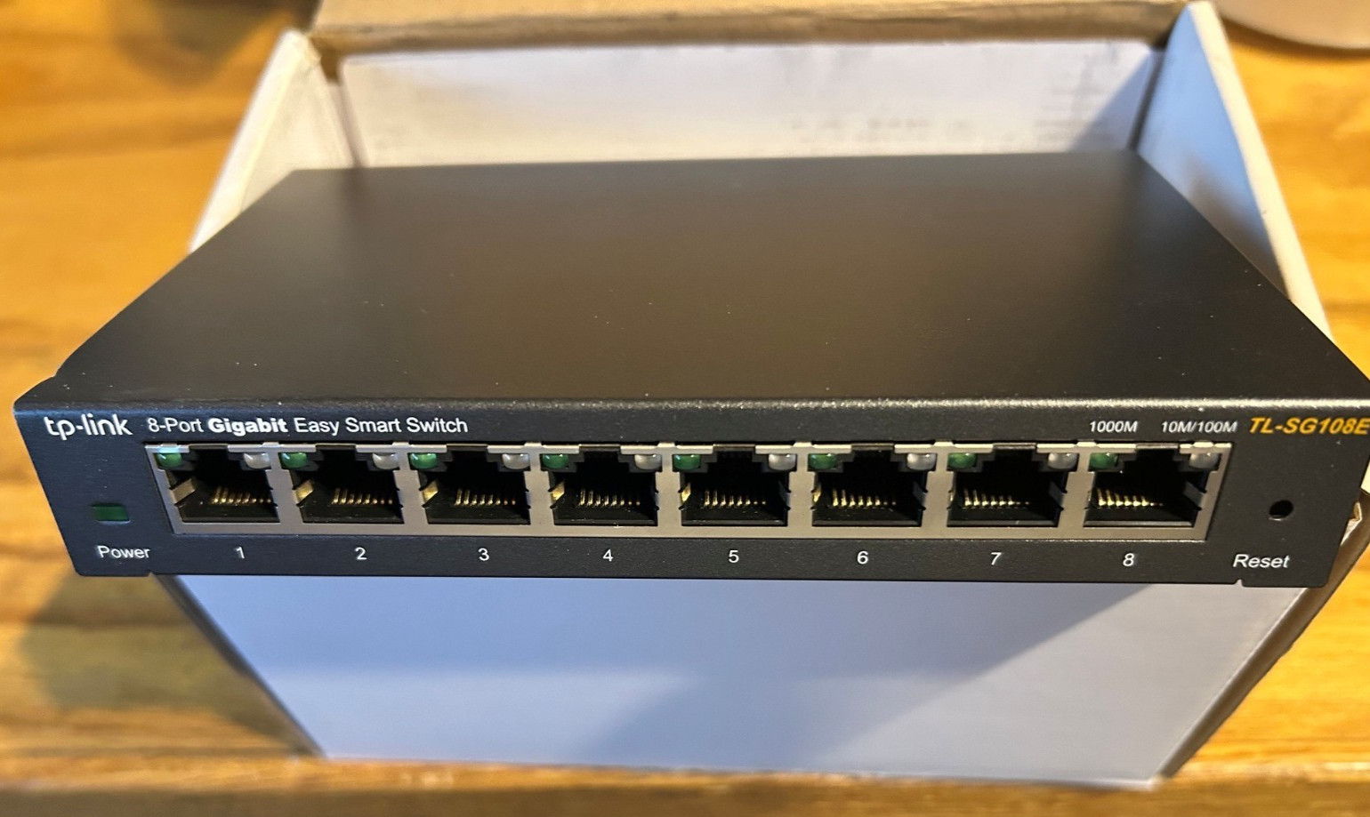 TP-Link 8 Port Gigabit Ethernet Network Switch – 8 Port, 1Gig, Black