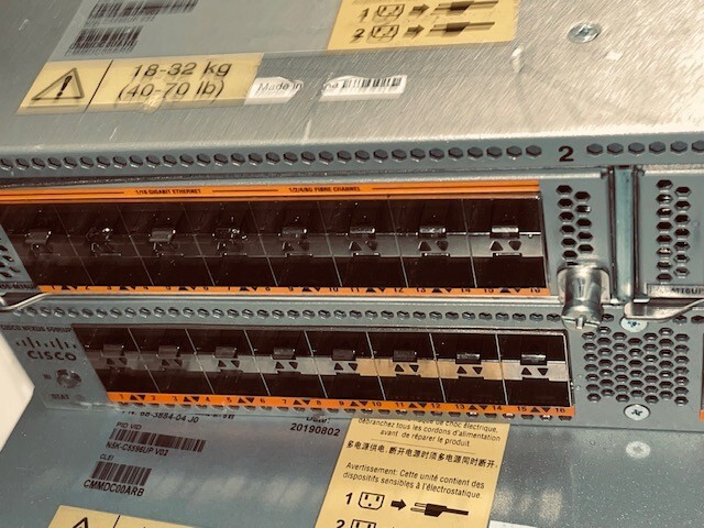 CISCO NEXUS N5K-C5596UP 48-PORT FABRIC SWITCH W/ DUAL PSU