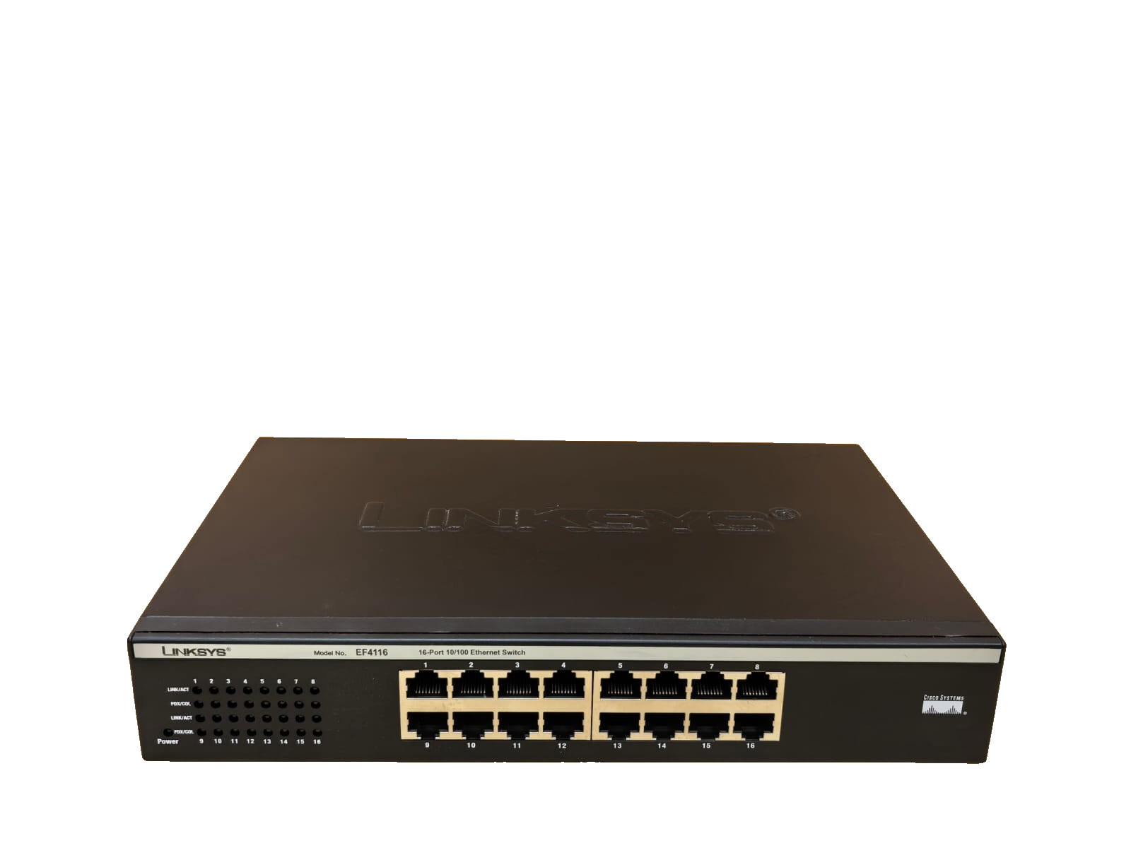 LINKSYS EF4116 16-PORT 10/100 ETHERNET SWITCH VER.2.1 -NEW WITHOUT BOX