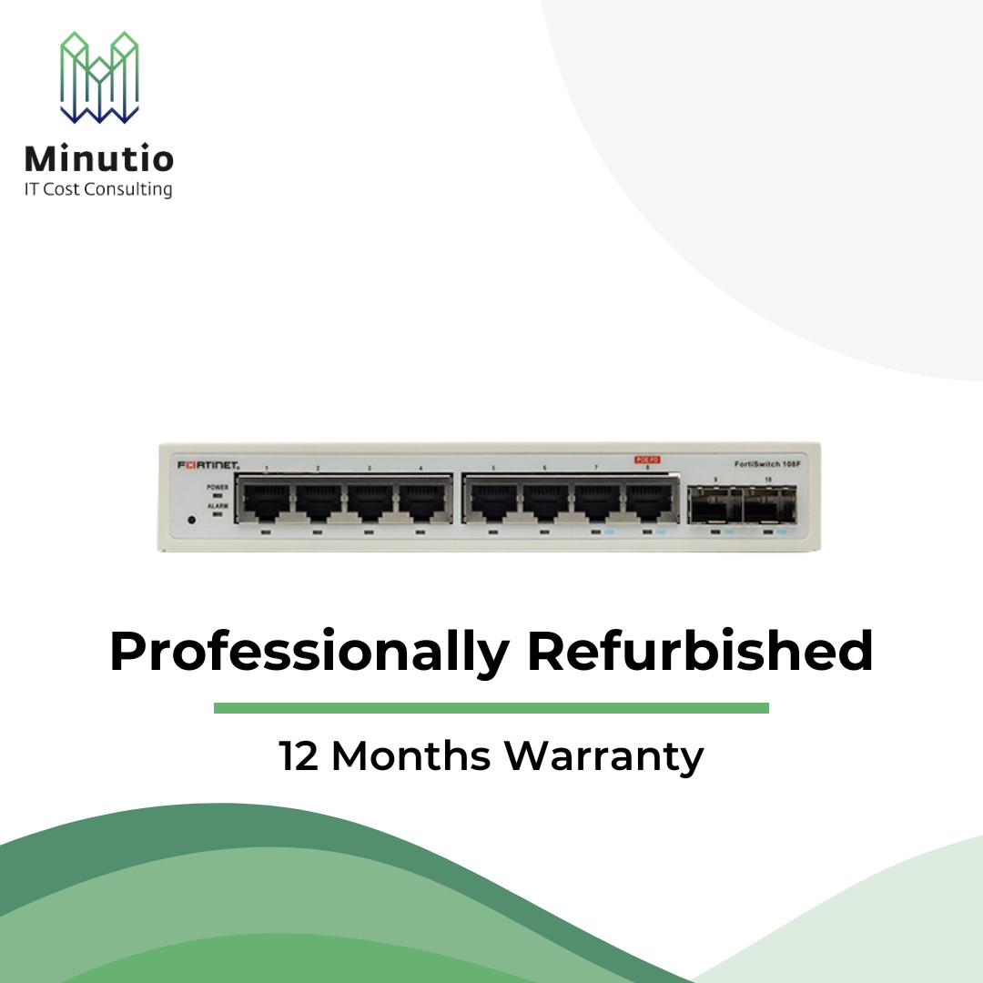 Fortinet FS-108F | Refurbished | Includes VAT
