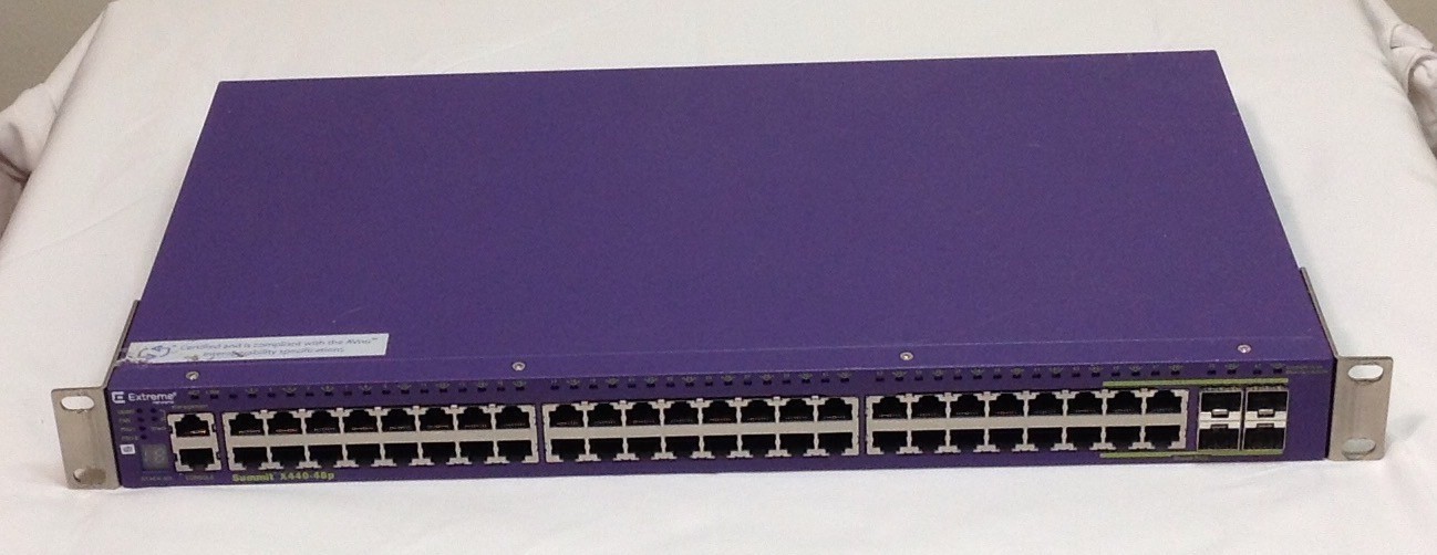 Extreme Network Summit X440-48p – 44 Ports – Manageable – 48 x POE+ – Stack Port