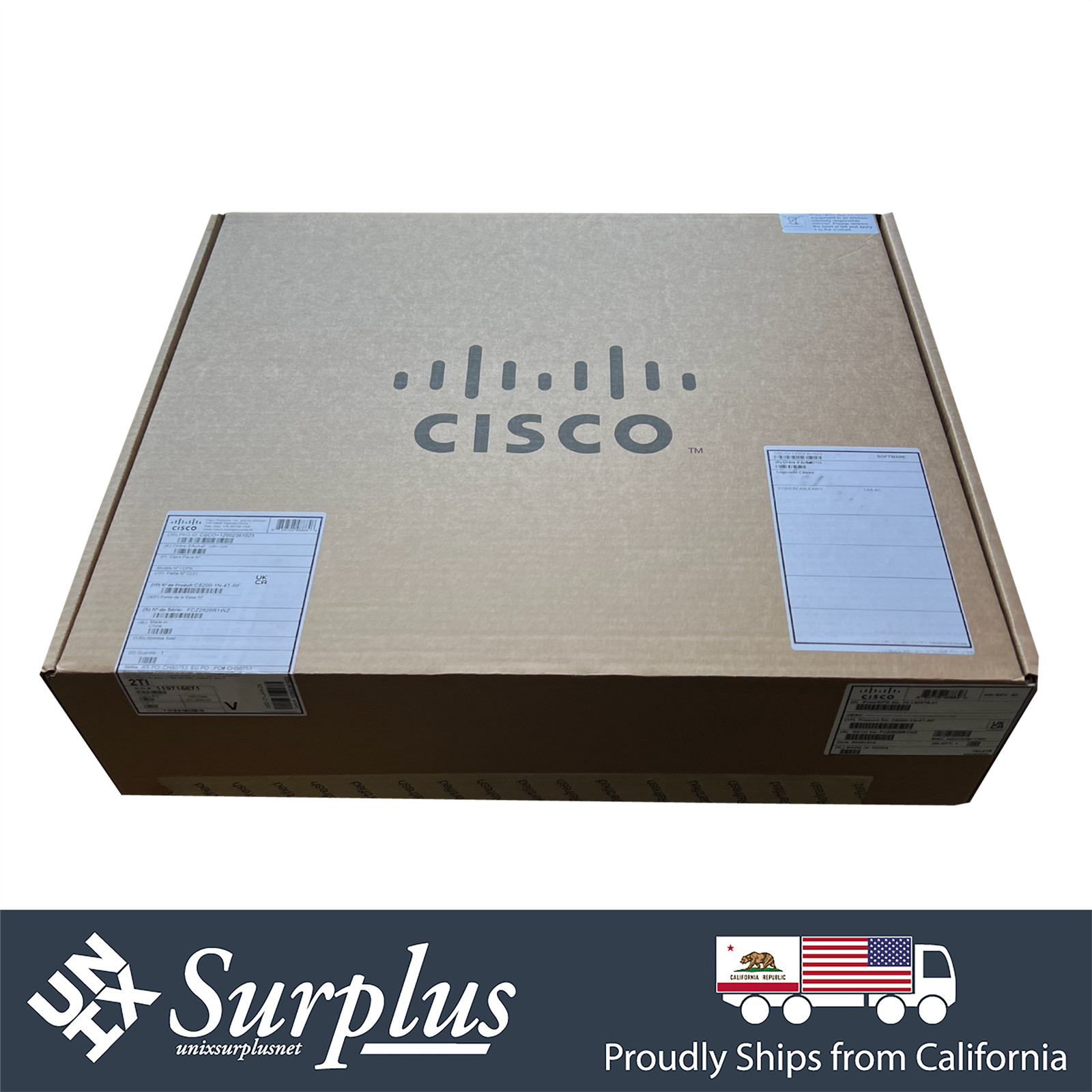 NEW Cisco Catalyst 8200 4-Port 1GbE SD-WAN 8GB RAM 16GB Flash Edge Router