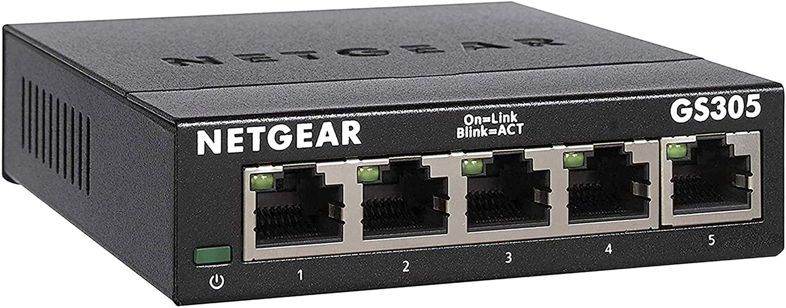 5-Port Gigabit Ethernet Unmanaged Switch (Gs305) – Desktop Quiet Fanless