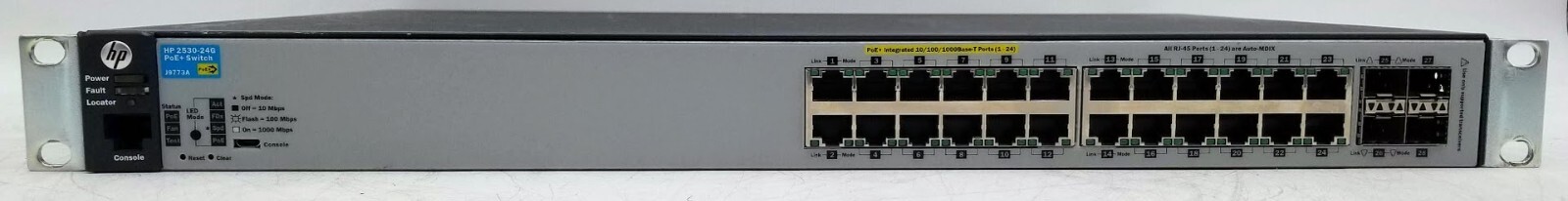 HP 2530-24G PoE+ J9773A 24-Port Gigabit Network Switch