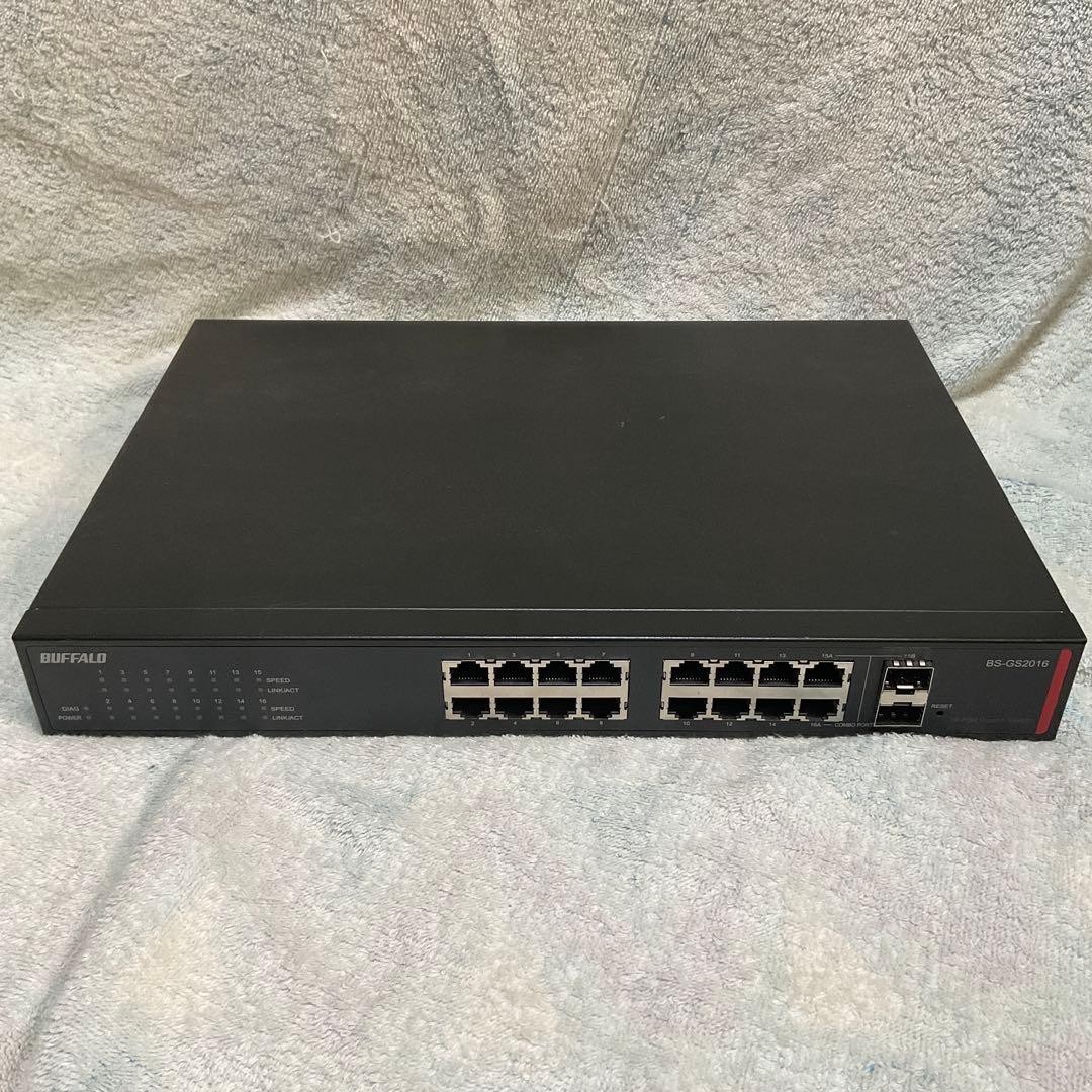 BUFFALO BS-GSL2016 Corporate Gigabit Layer 2 Smart Lite Switch 16 Ports Japan