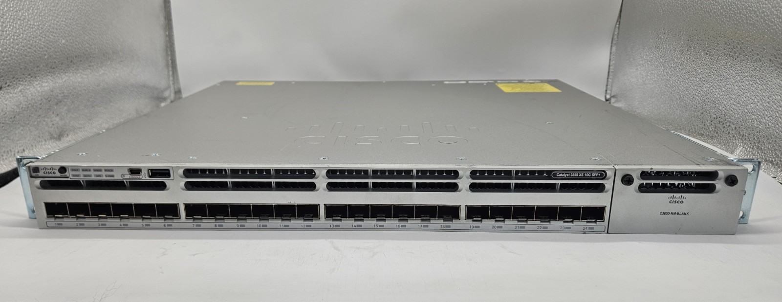 Cisco Catalyst 3850 24-Port 10Gb SFP+ Network Switch WS-C3850-24XS-E
