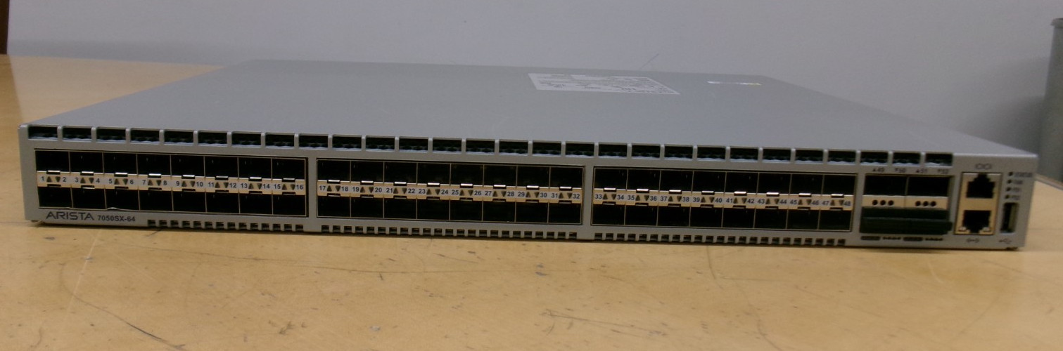 ARISTA DCS-7050SX-64 PORT ETHERNET SWITCH