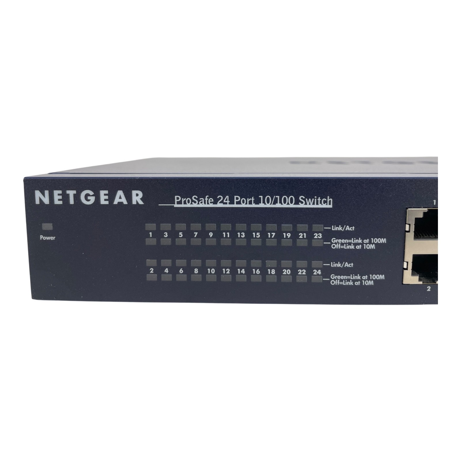 NetGear ProSafe JFS524 24 Port 10/100Mbps Ethernet Switch 60Hz, 1.2A