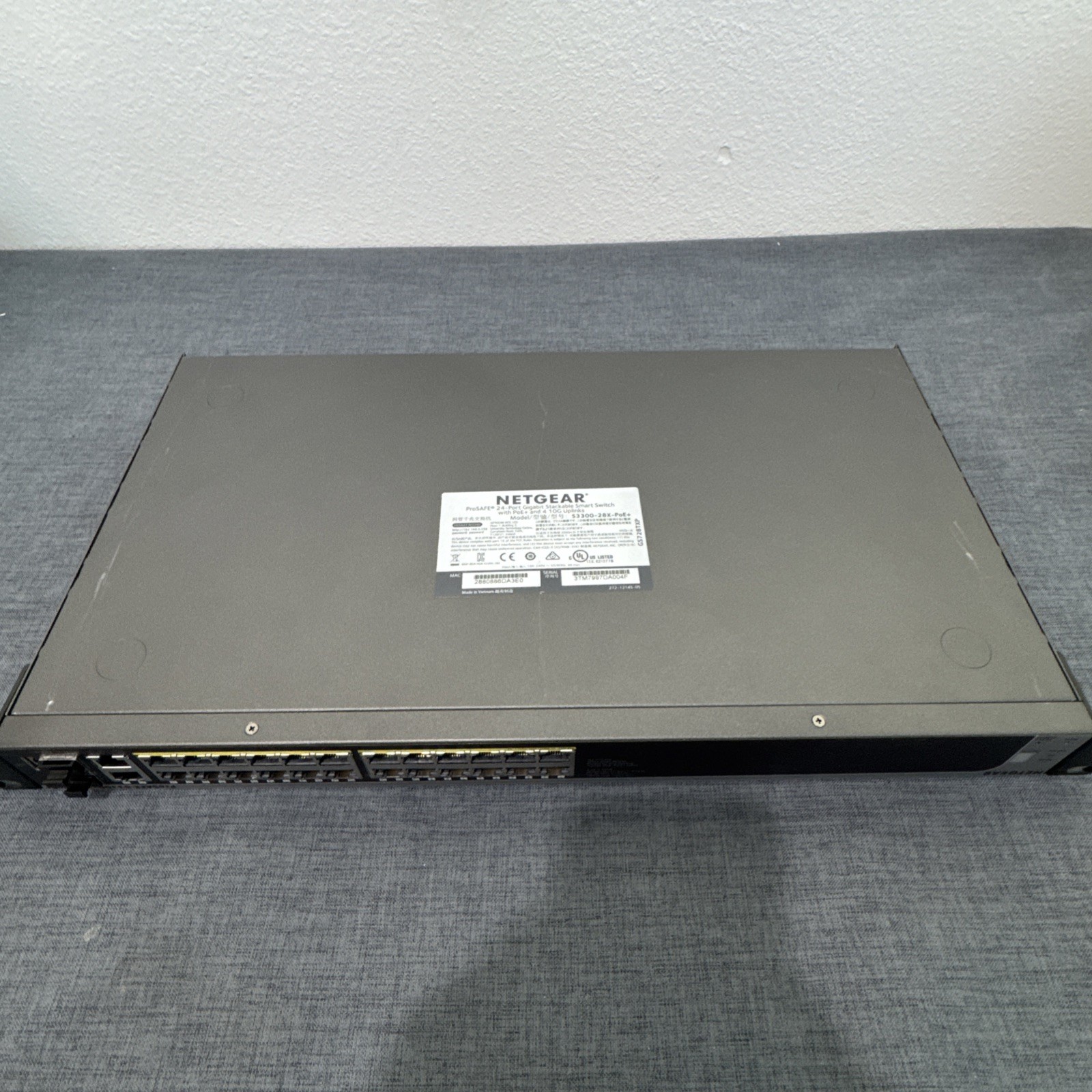 Netgear ProSafe GS728TP 24 Port PoE Gigabit Smart Switch