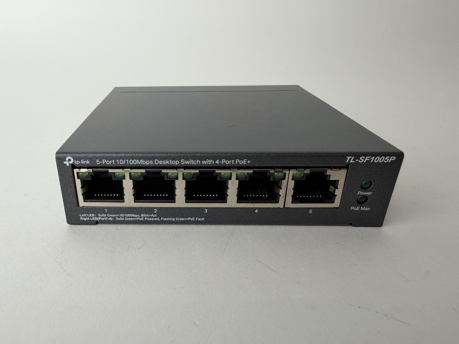TP-LINK TL-SG1005P 5-Port Desktop Switch
