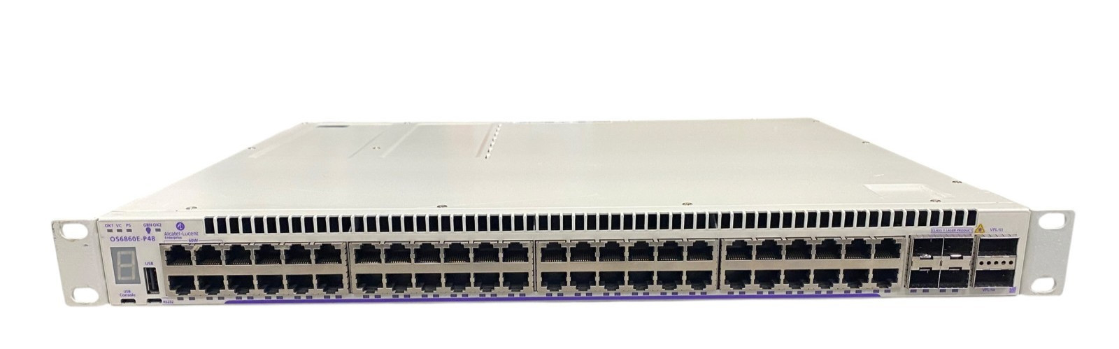 Alcatel-Lucent OmniSwitch OS6860E-P48 high power Multi gigabit PoE Switch