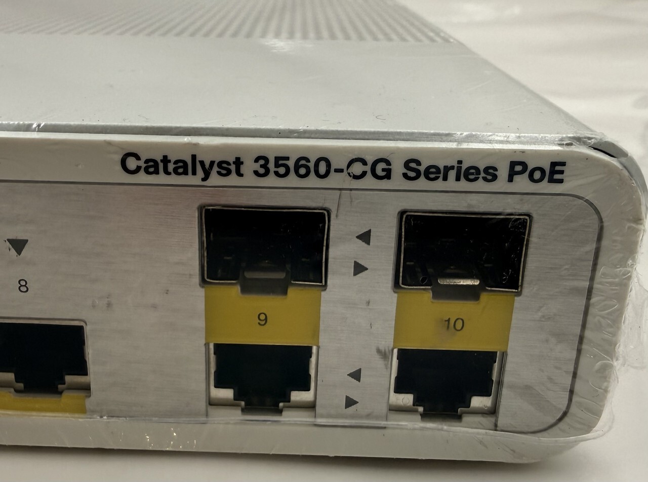 CISCO CATALYST 3560-CG SERIES WS-C3560CG-8PC-S 8 PORTS POE ETHERNET SWITCH