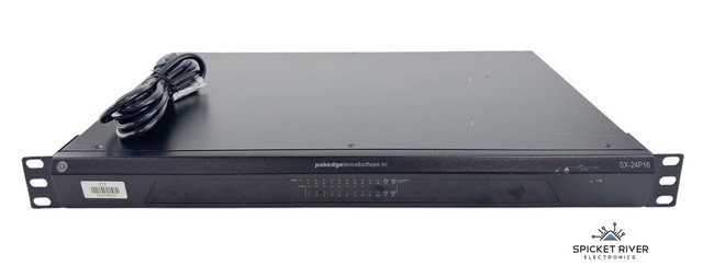 SX-24P16 | 24-port Managed PoE Switch, Rear Facing