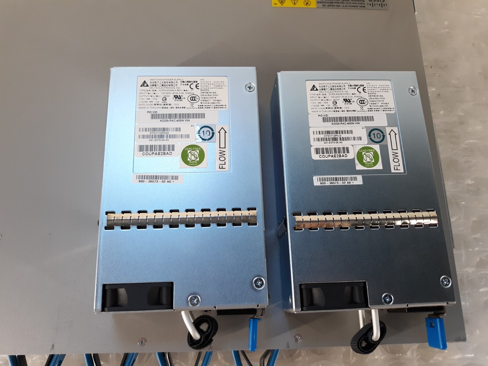Cisco Nexus N3K-C3548P-10G V01 48-Port 10GB SFP+ Switch w/ 2x 400w PSU + Cord
