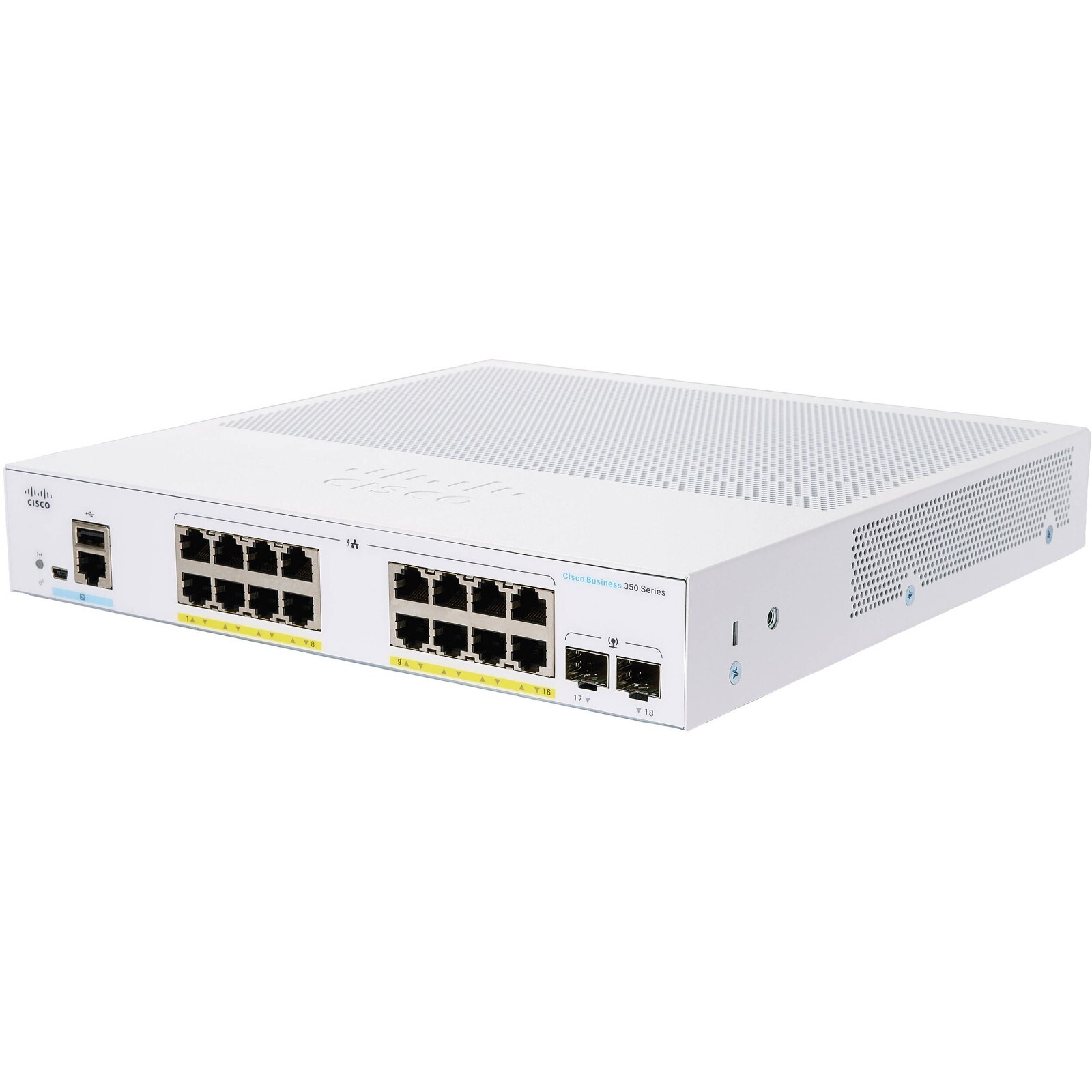 New Sealed Cisco CBS350-16P-2G 16 Ports Managed Switch