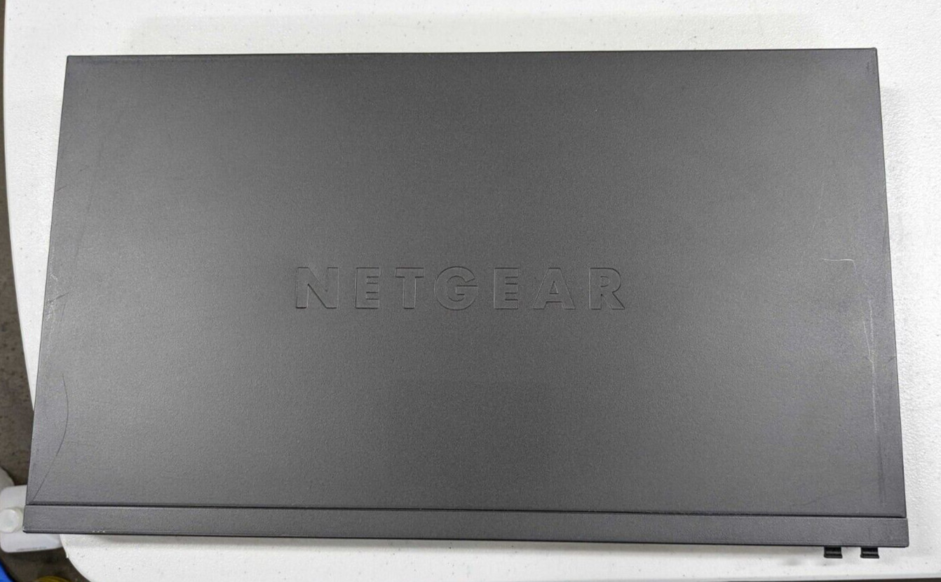 Netgear ProSafe GS728TP 24 Port PoE Gigabit Ethernet Smart Switch, Used