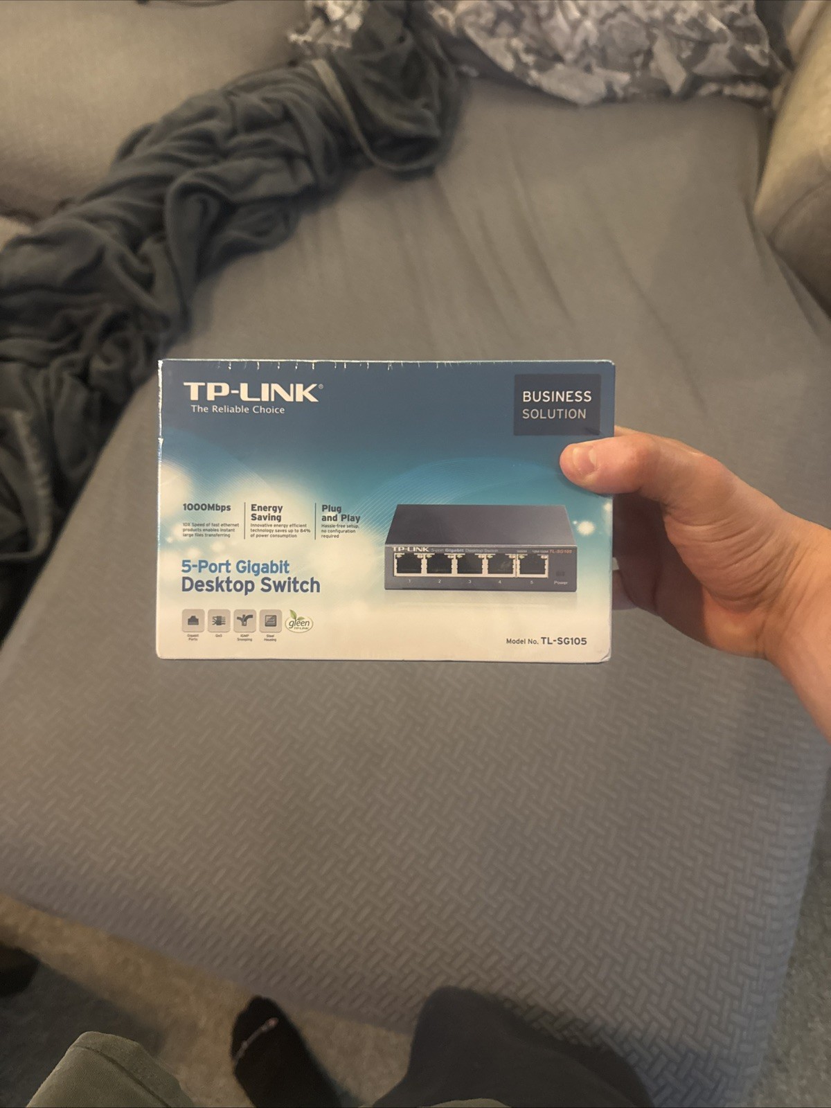 TP-LINK TL-SG105 Port Gigabit Ethernet Easy Switch NEW SEALED