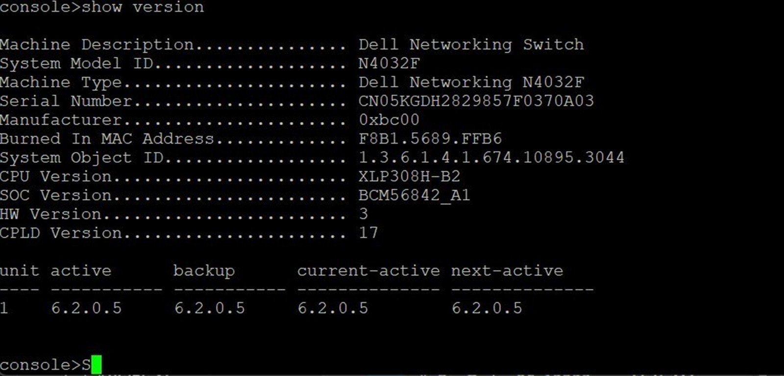 Dell PowerConnect N4032F 24-Port 10Gbe SFP+ Fully Managed Network Switch