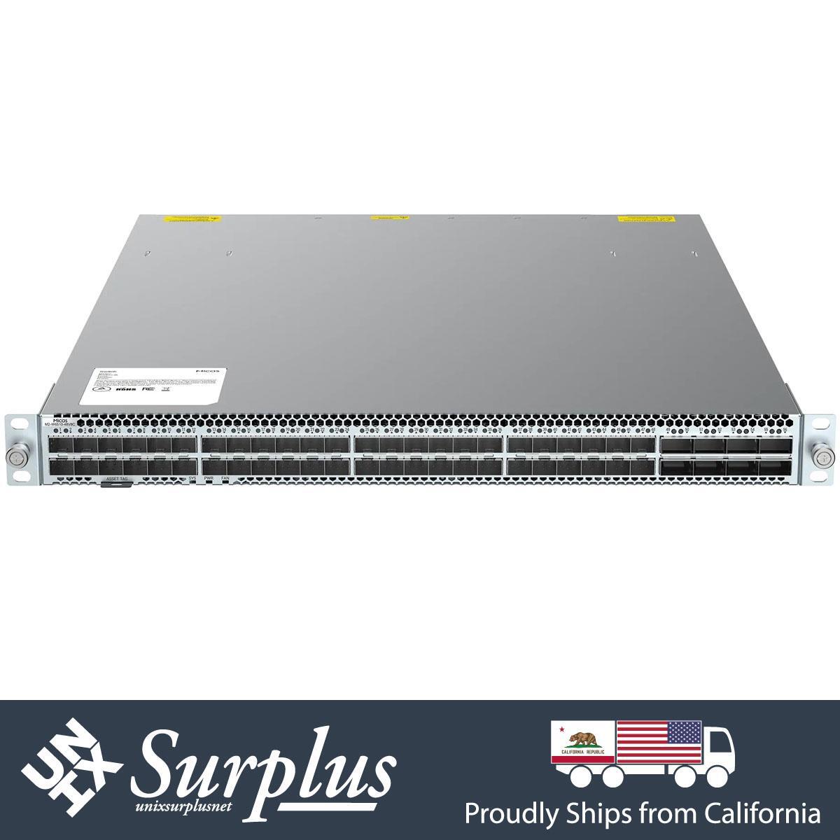 48 Port 25GbE SFP28 Micas Network Data Center Switch 2x PSU | 8x 100GbE QSFP28