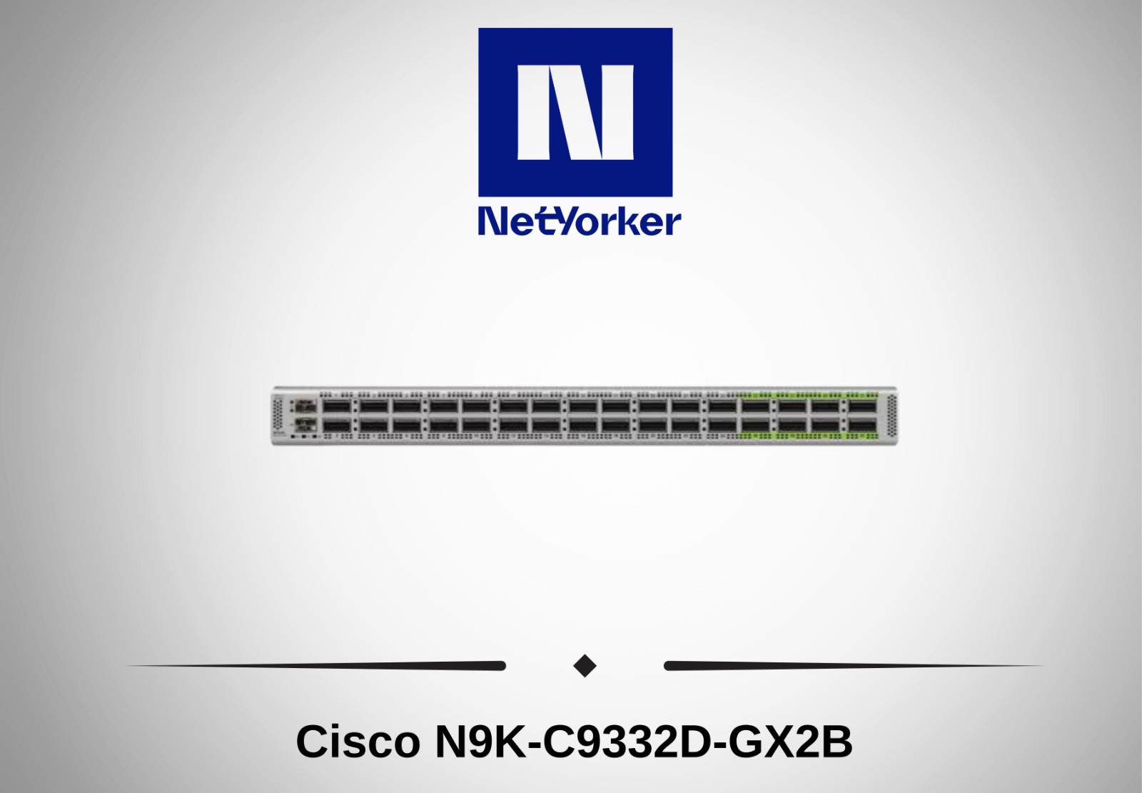 Cisco Nexus 9332D-GX2B N9K-C9332D-GX2B 32Port 400GbE QSFP-DD Data Center Switch