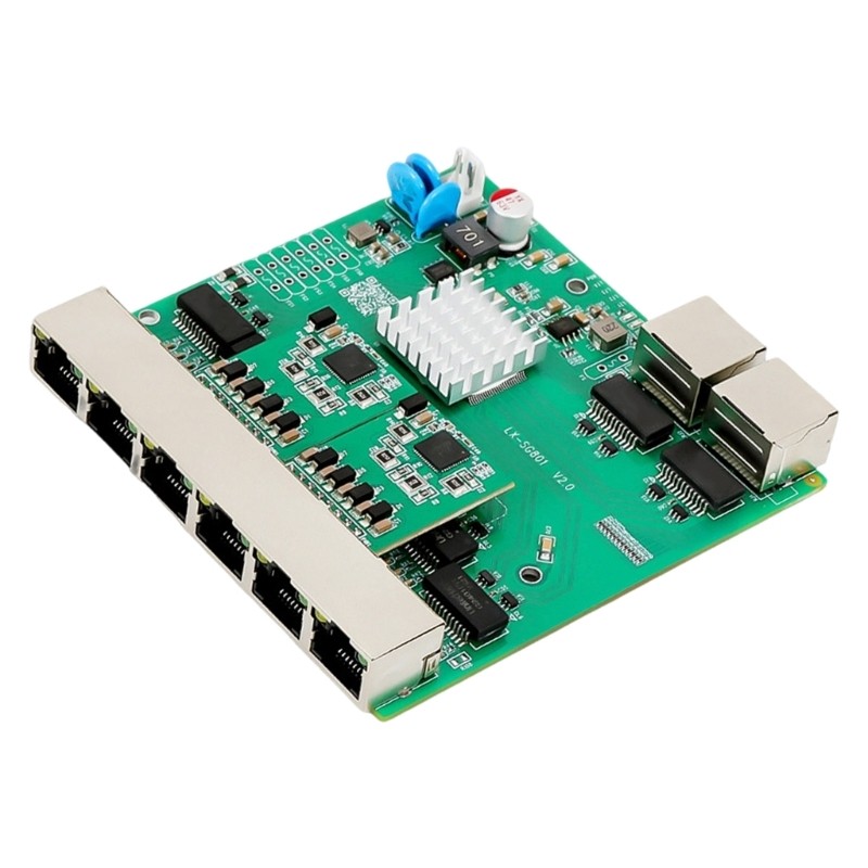 Space Saving 8 Port Gigabit Ethernet Switches With Led Indicators For Device