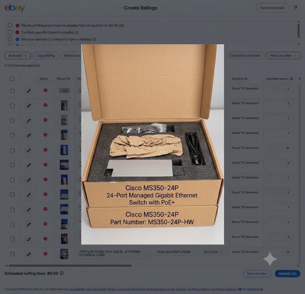 Cisco MS350-24P – 28 Ports Fully Managed Ethernet Switch