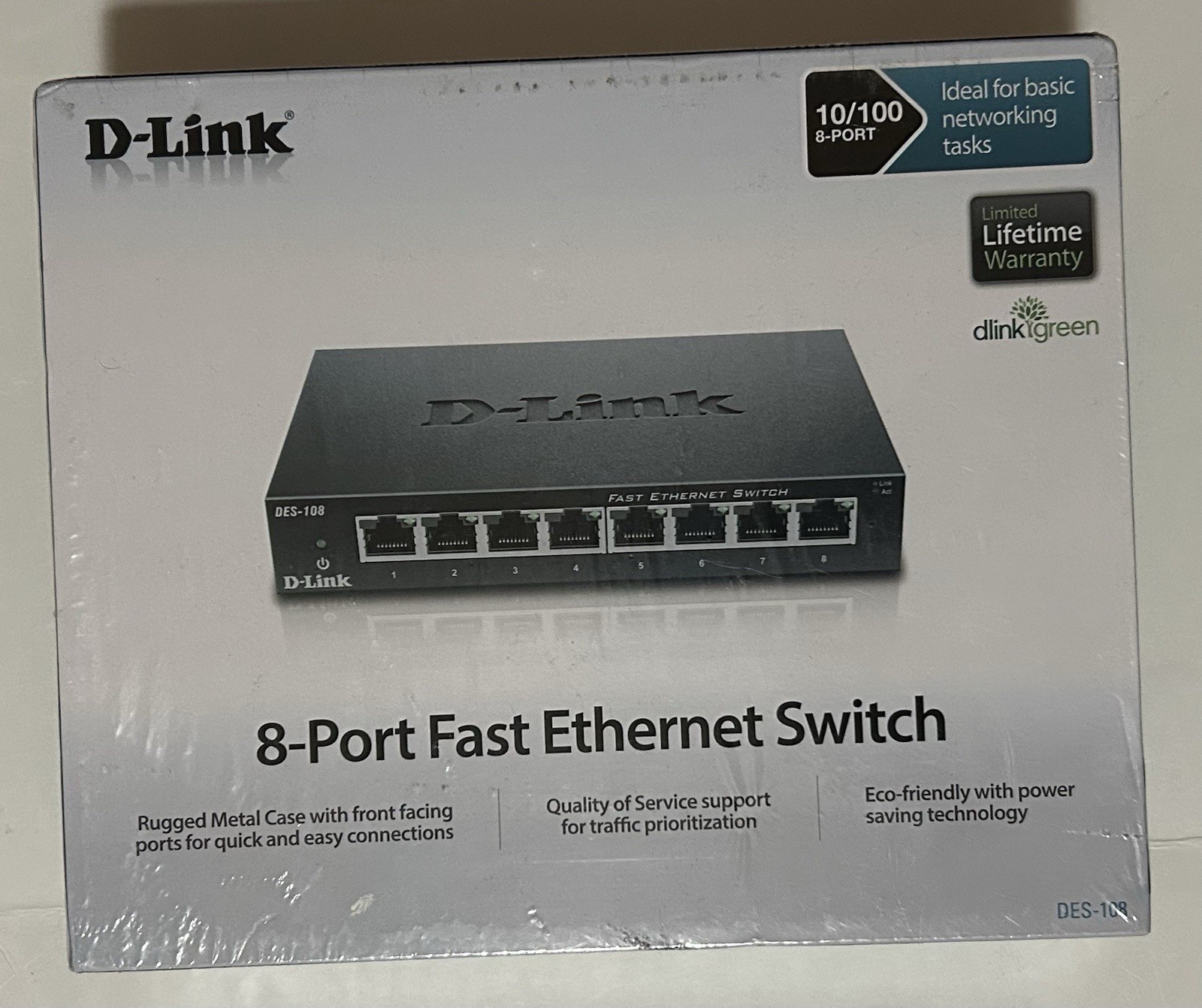 D-Link DES (DES-108) 8-Ports External Switch