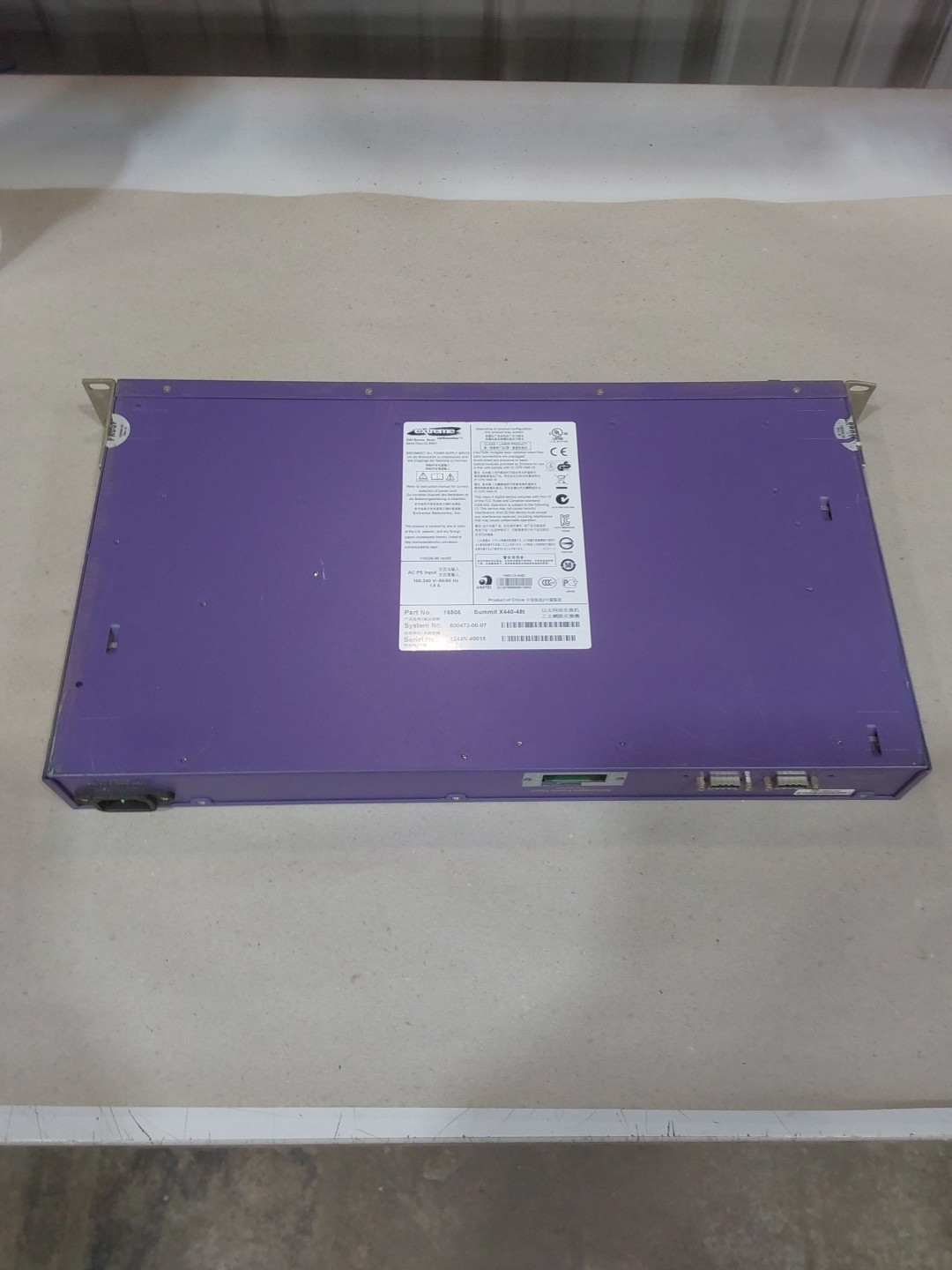 Extreme Networks Summit X440-48T 48 Port Gigabit Ethernet