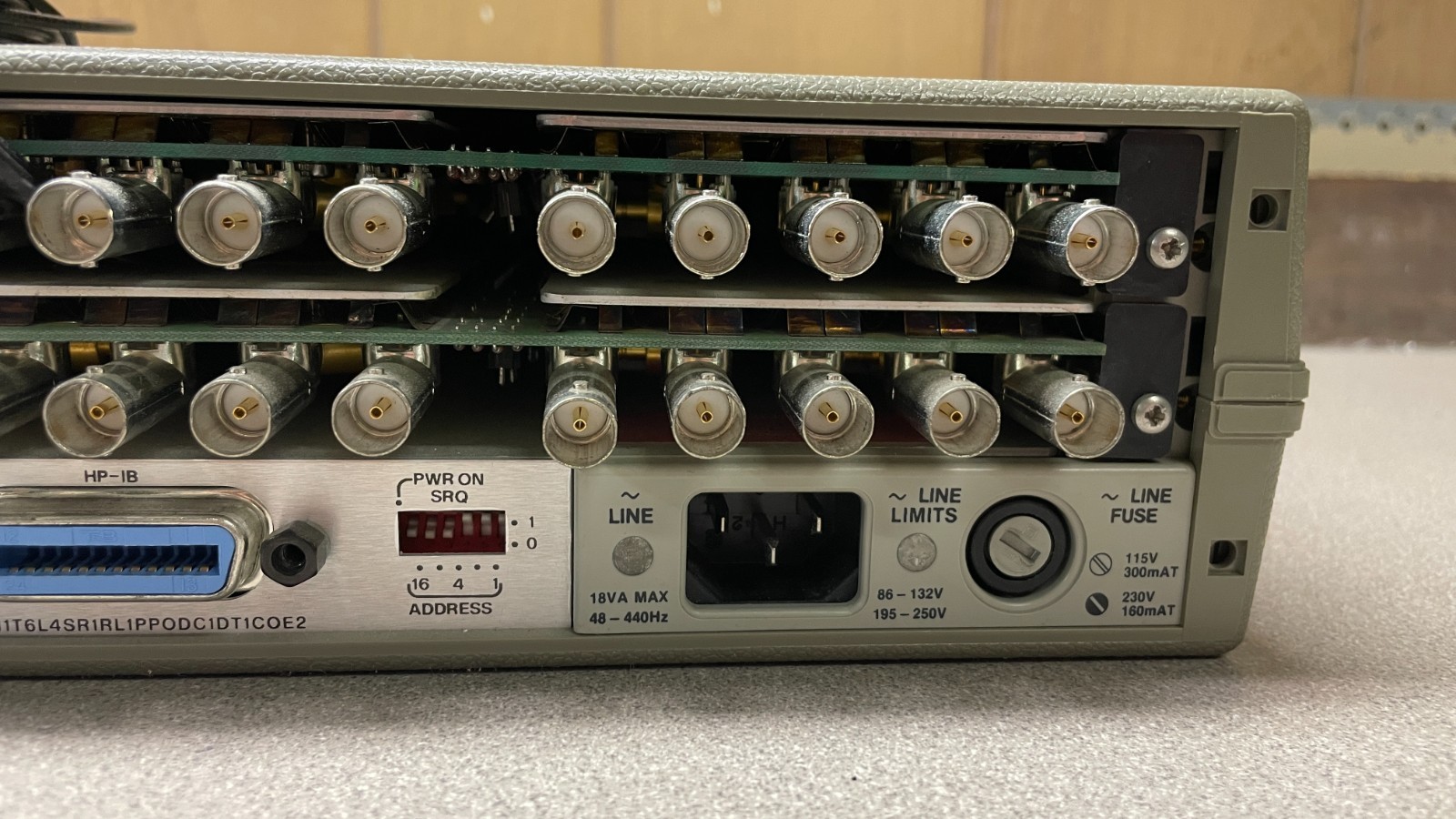 HP 3488A Switch Control Unit w/ 44478Bx5, with HP-IB Connector